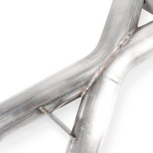 Jeep Grand Cherokee Trackhawk Performance Exhaust - Rear - Stainless Works - Catback System X-Pipe Turbo S-Tube Muffler Stock Exit - `18-`20